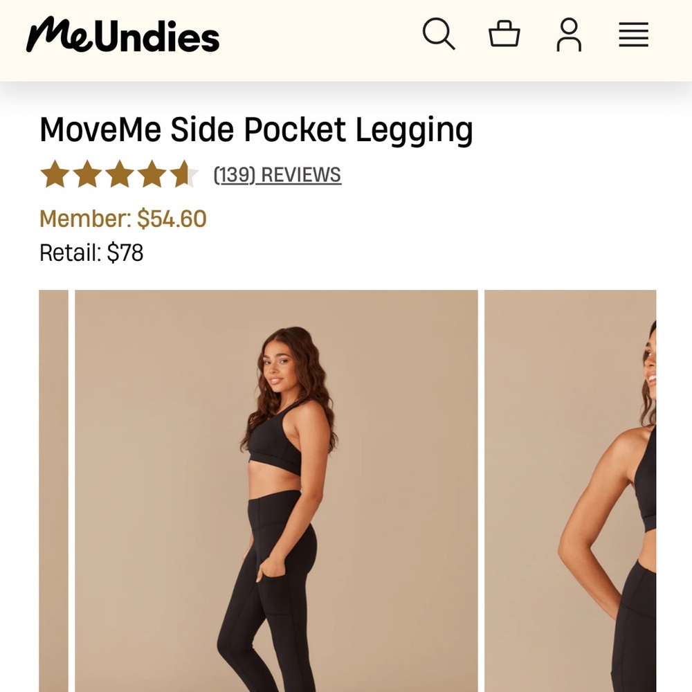 MeUndies Side Pocket Legging